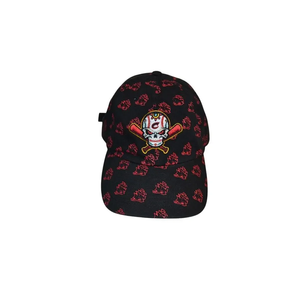 Columbus Clippers 47 Brand Adjustable Youth  Skull Design Youth Baseball Hat